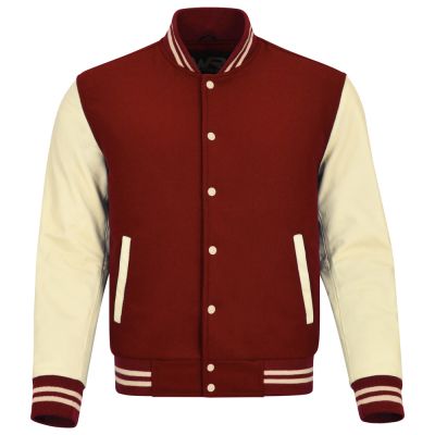 Varsity Jacket Burgundy